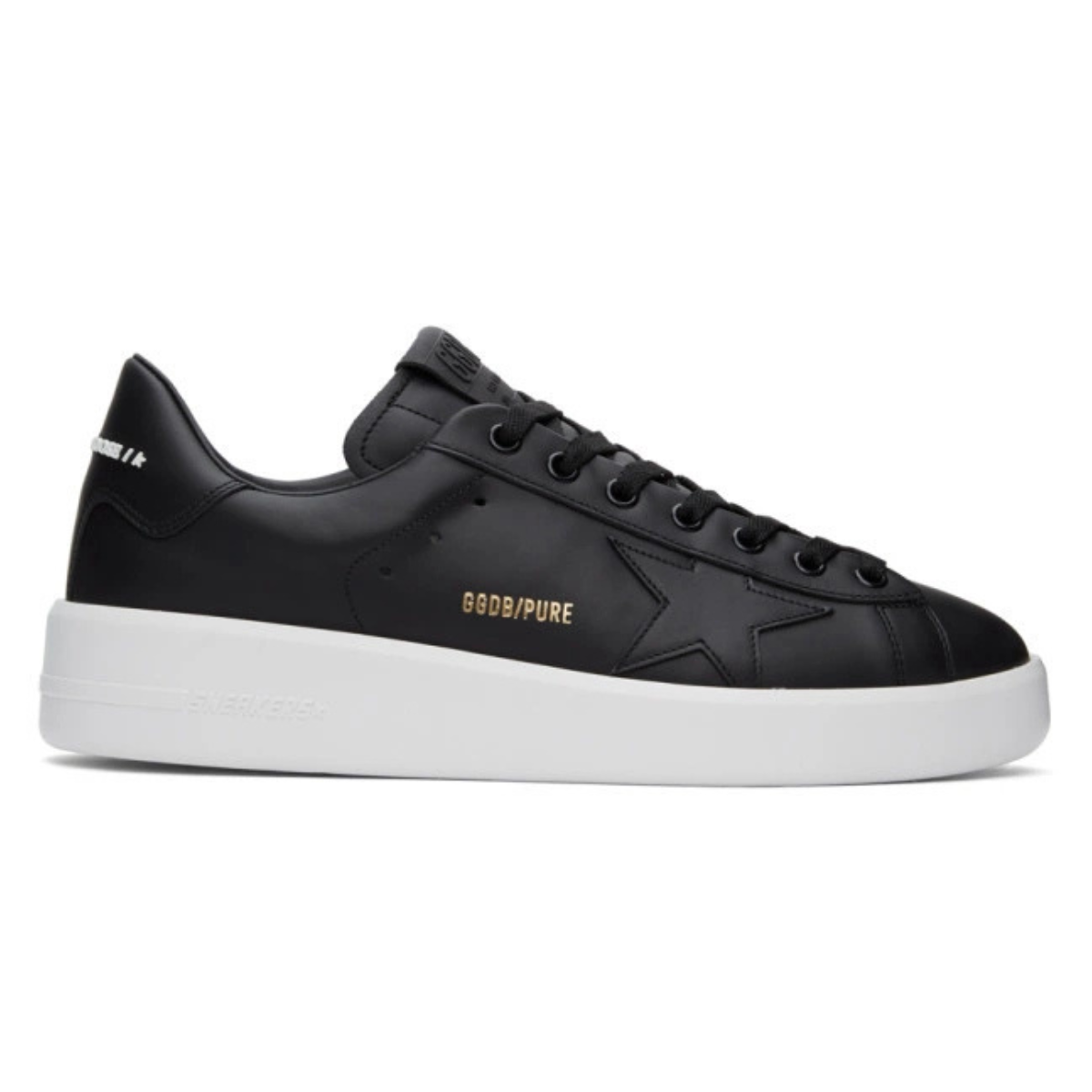 Golden Goose Black Pure Star Sneakers