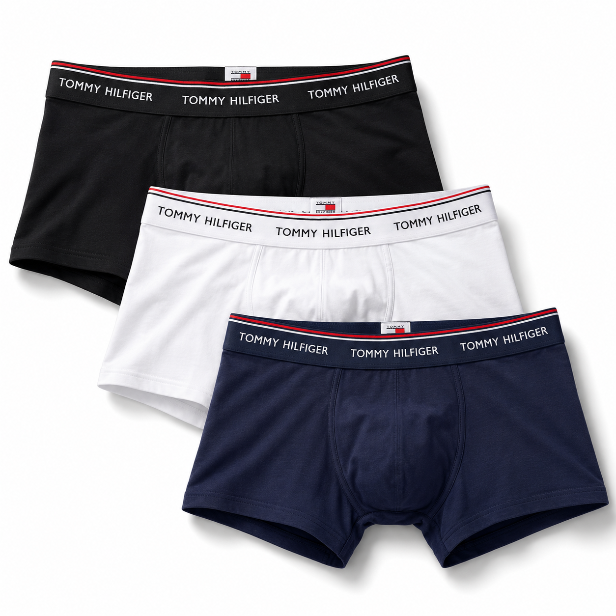 Tommy Hilfiger boxer shorts feature a logo-branded elastic
