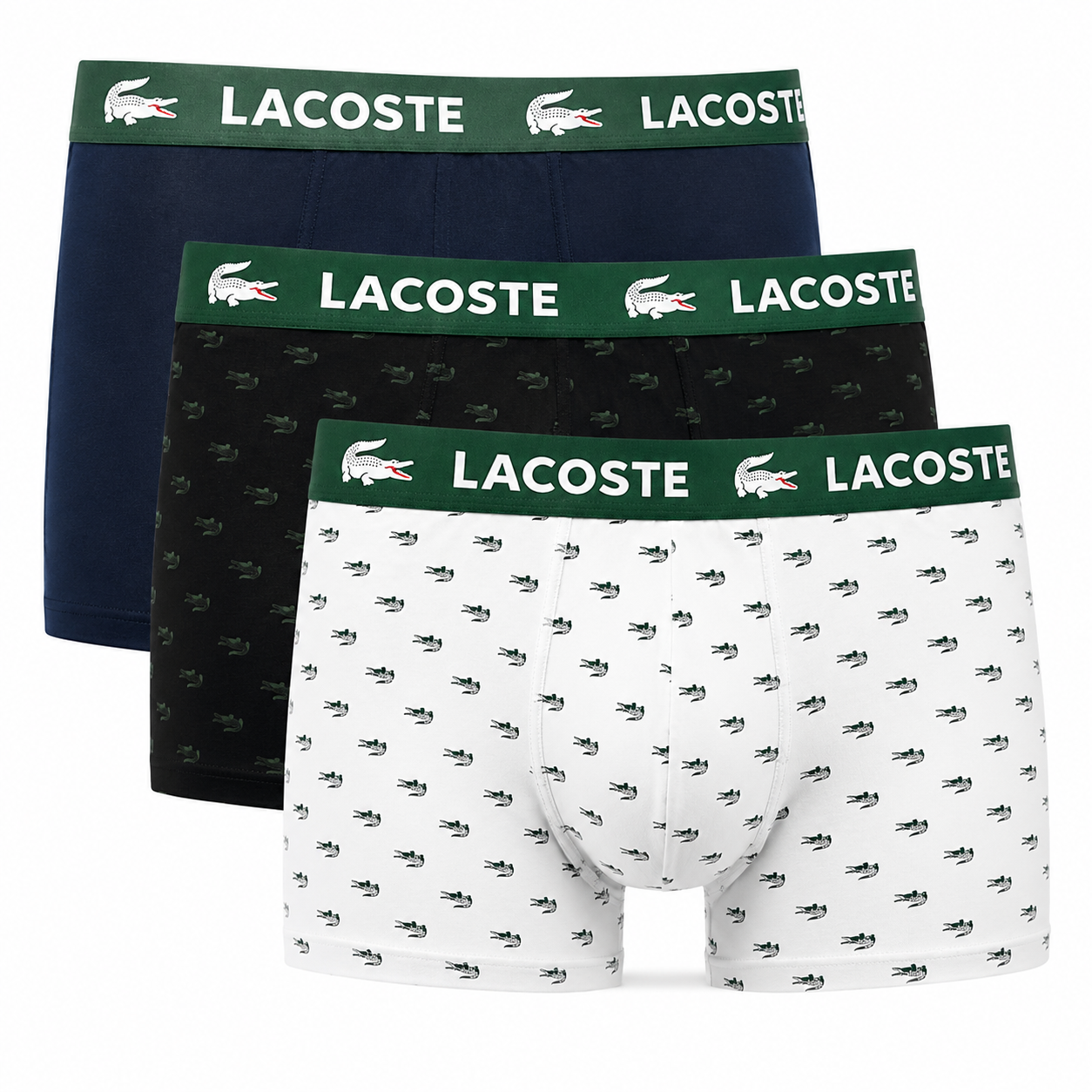 Lacoste boxer trunks 3-pack