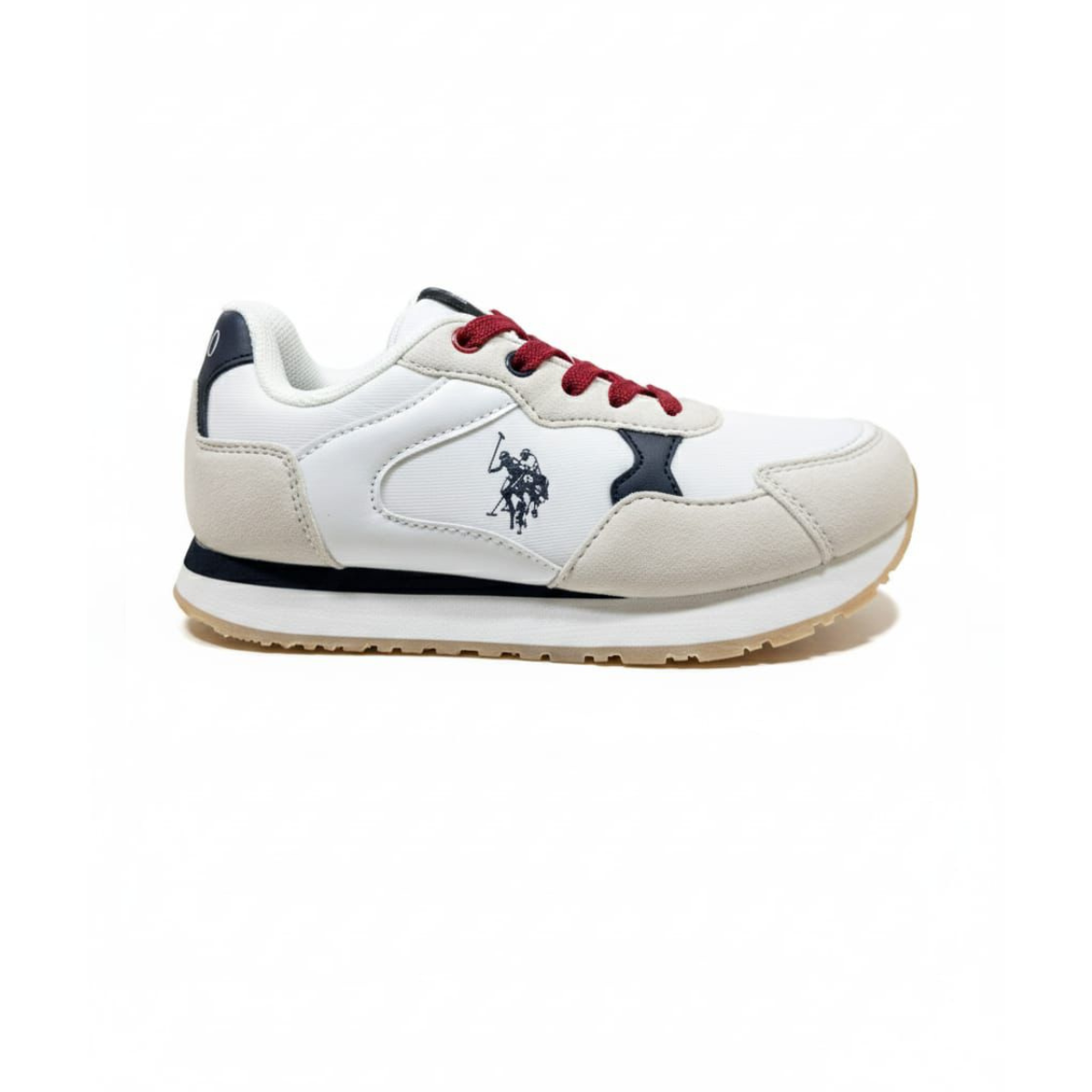 US Polo Kids White Sneakers