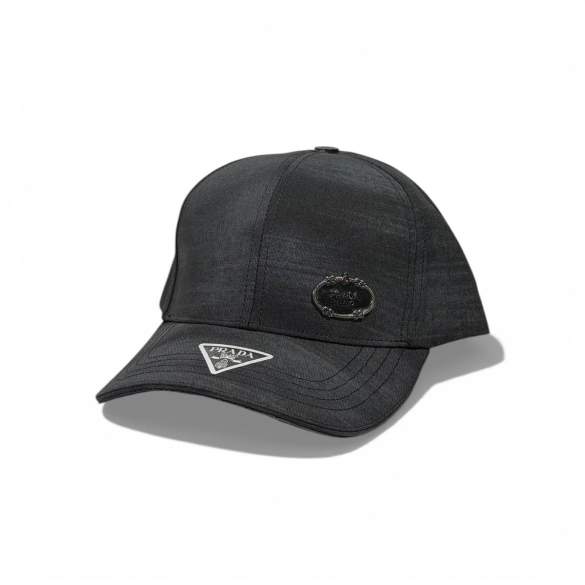 Prada Black Logo Baseball Cap