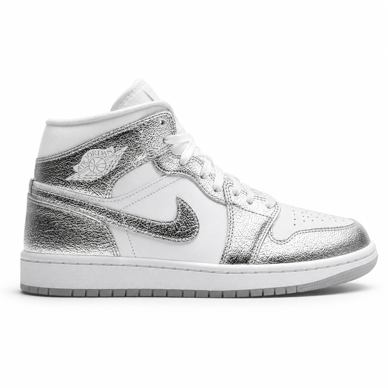 Nike Air Jordan 1 Mid SE 'Metallic Silver