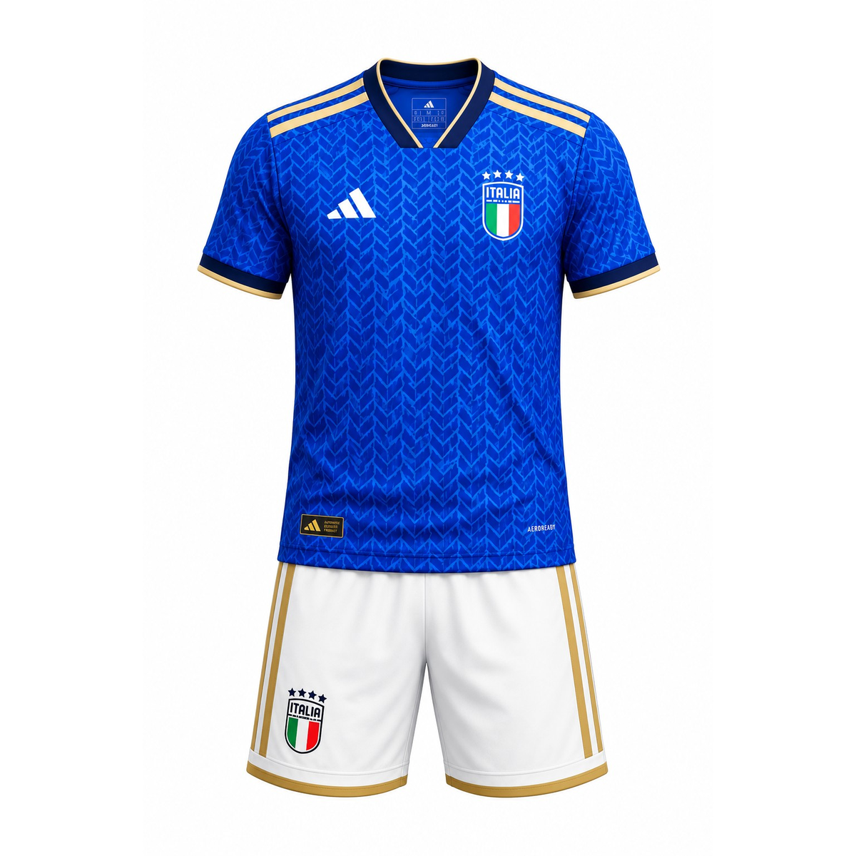Adidas Italy 2026 Home Replica Jersey and Shorts For Kids