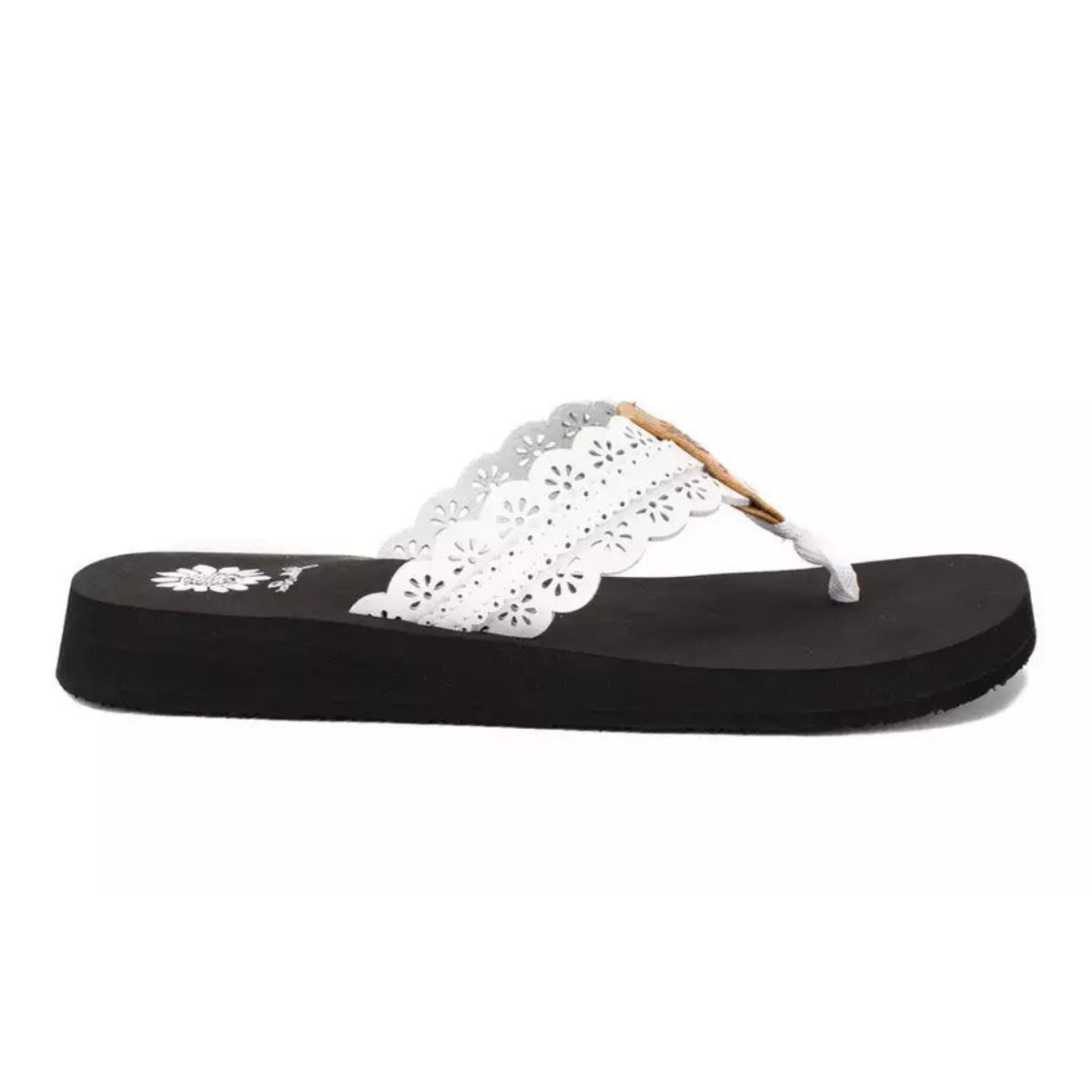 Yellow Box Fascell flip-flops