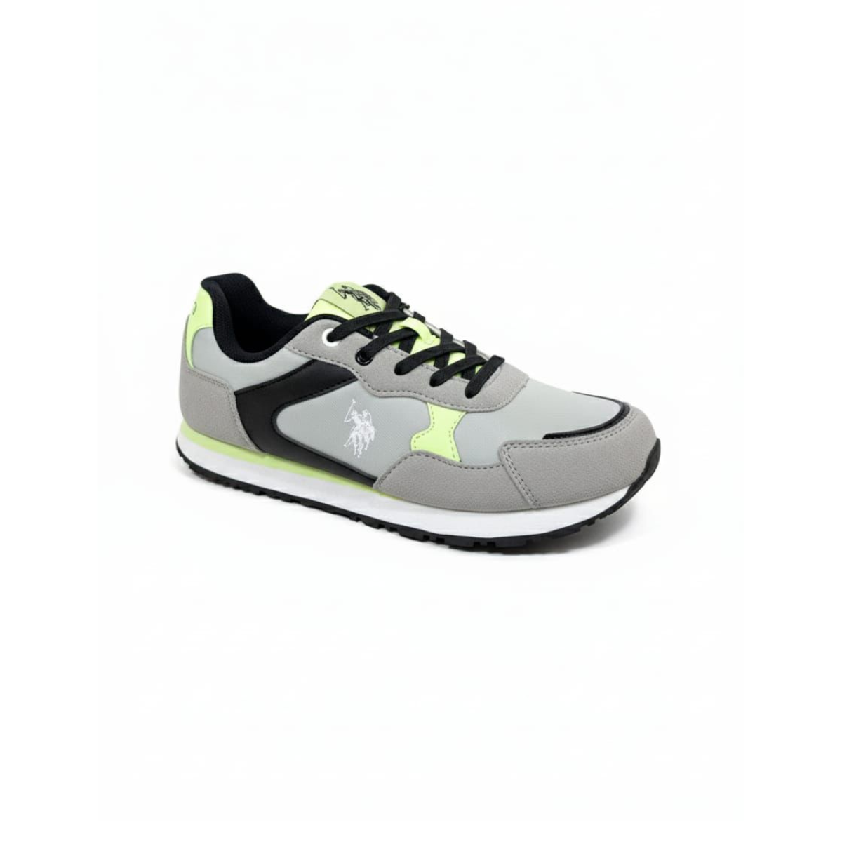 US Polo Kids Gray/Black Sneakers