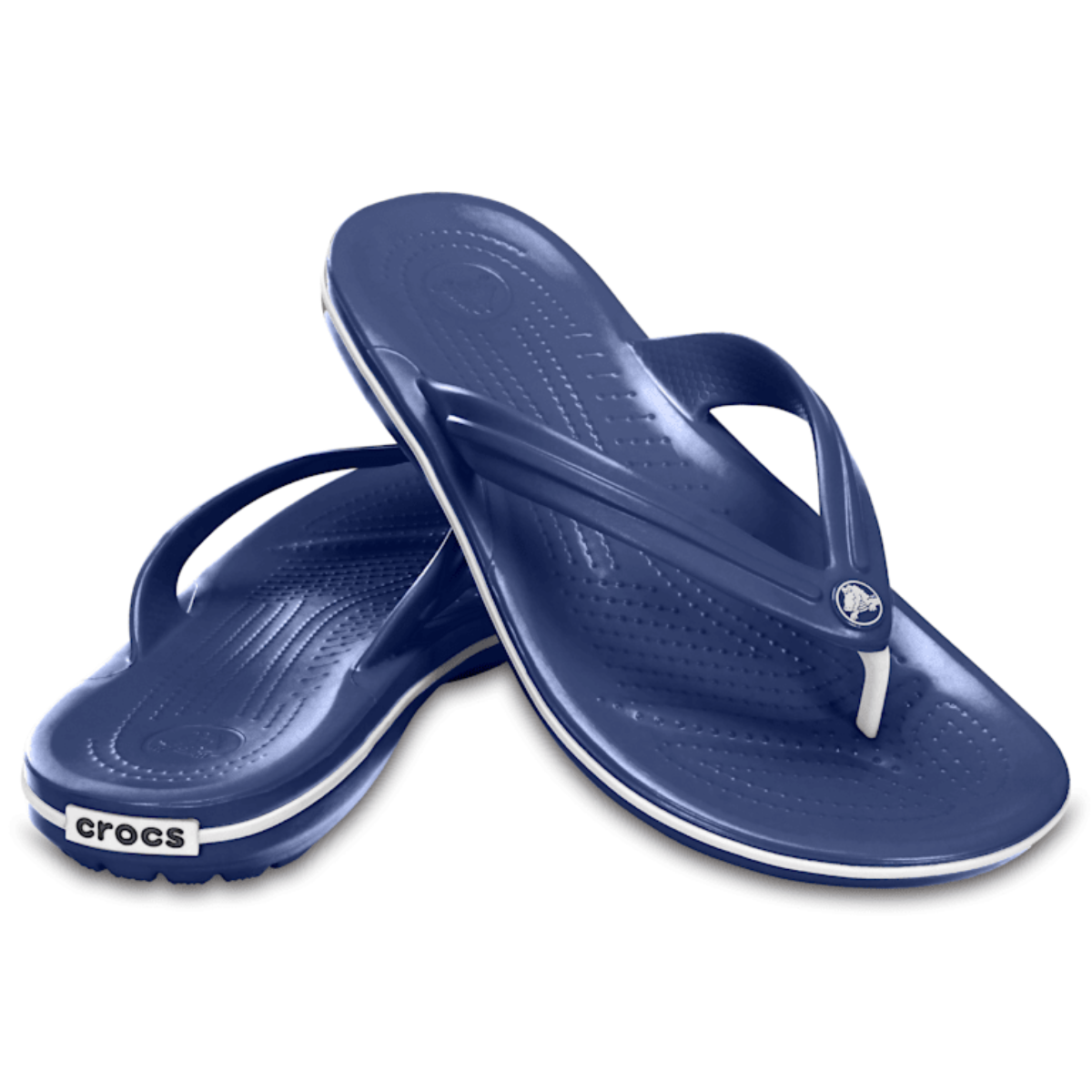 Crocs Crocband Flip Flops Navy Blue