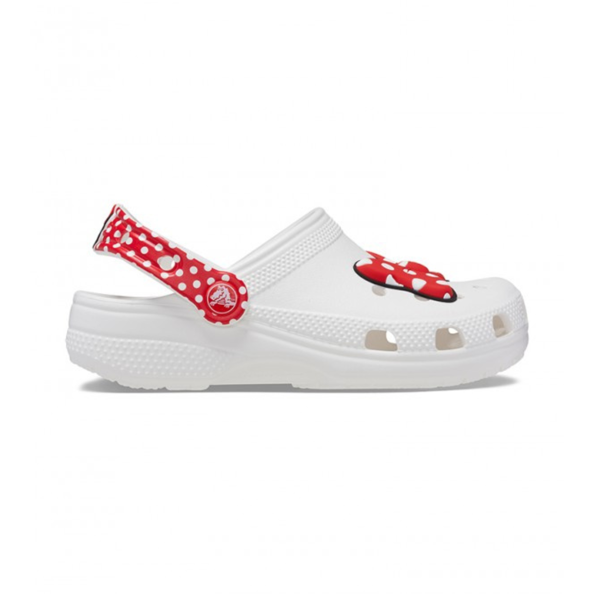 Crocs Kids' Disney Minnie Mouse Classic Clog - White