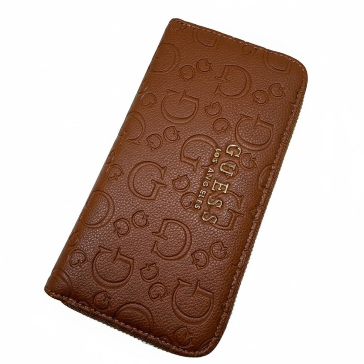 Guess Wallet Woman G Logo Brown