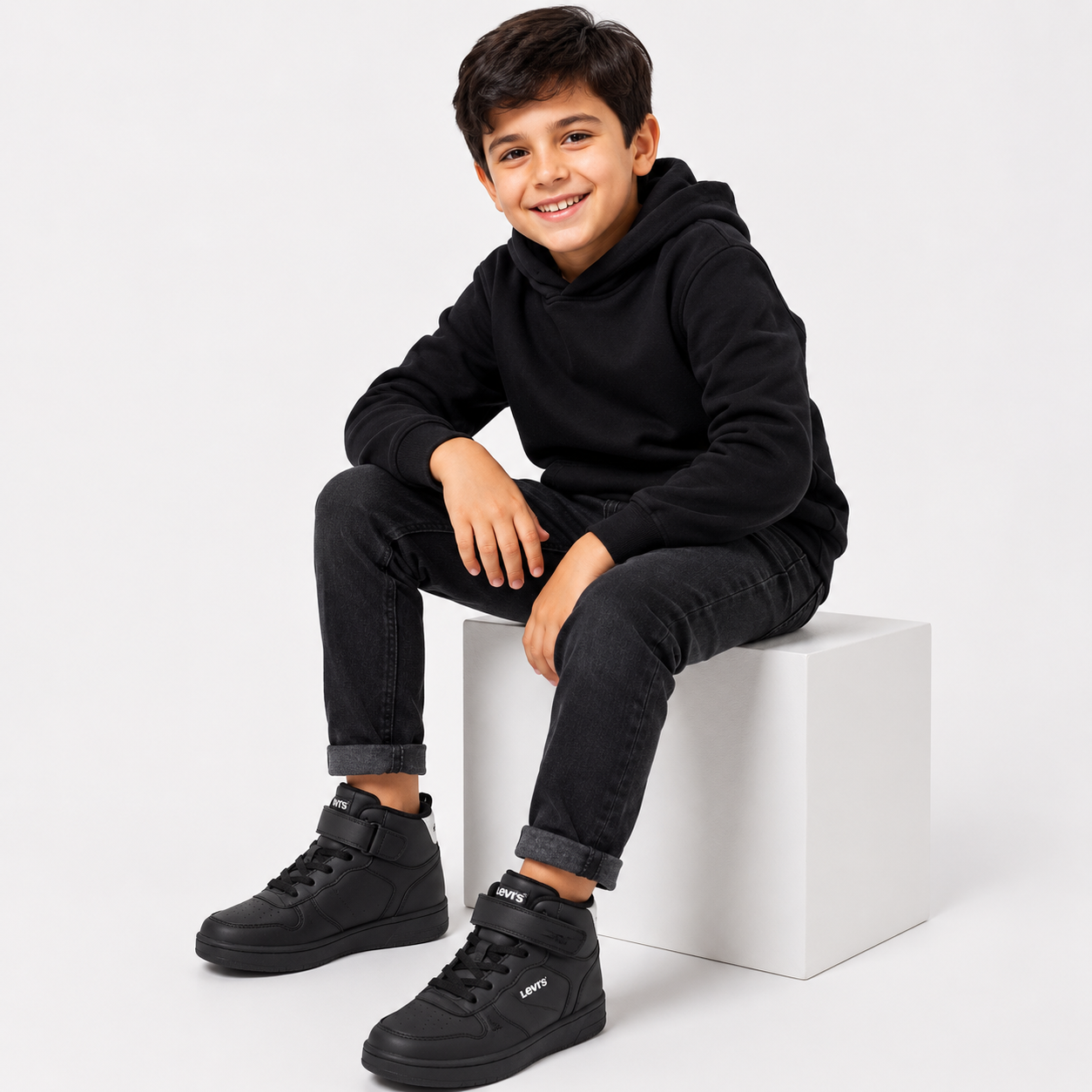Levi's Kids Mid-Top Court Sneakers