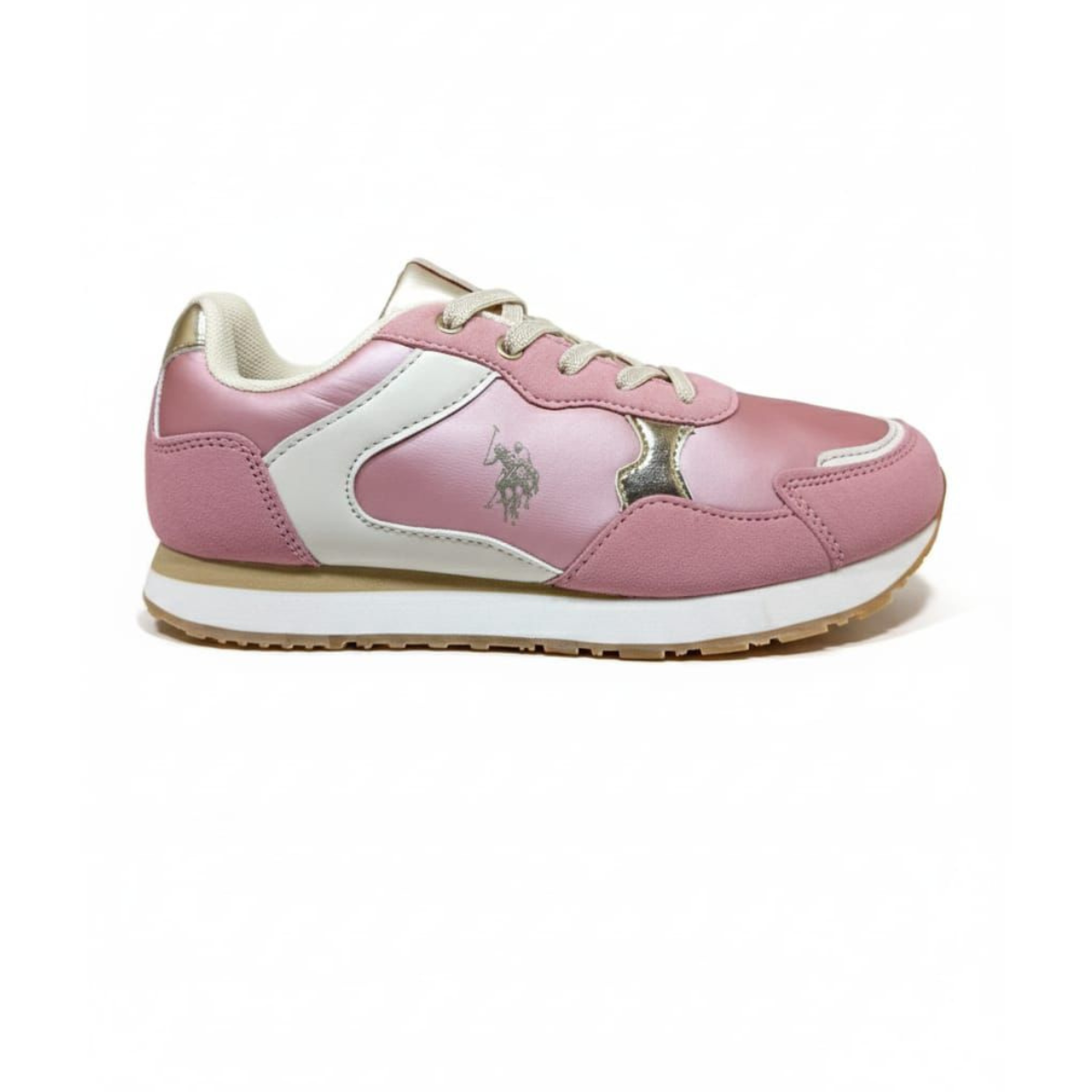 US Polo Kids Pink Sneakers