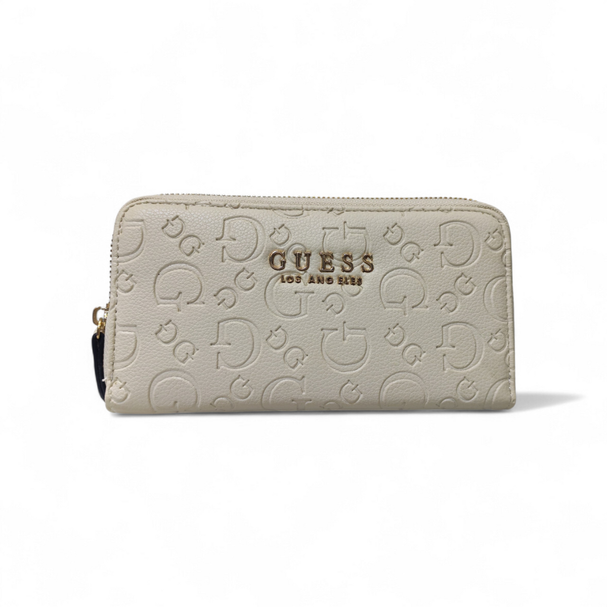 Guess Wallet Woman G Logo Off White