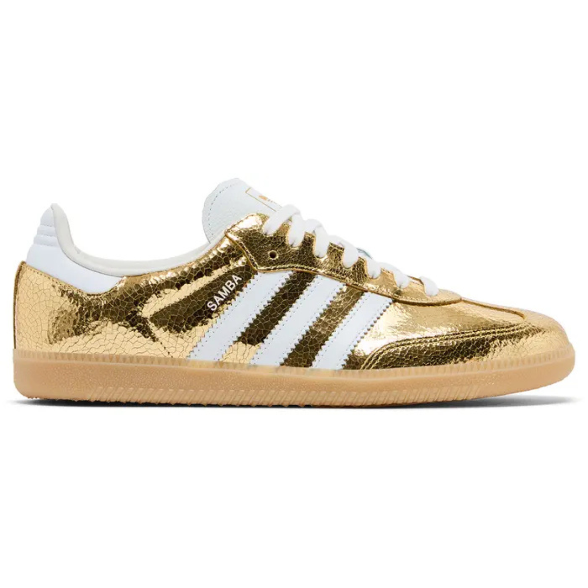 Adidas Samba OG  Cracked Metallic Pack - Gold