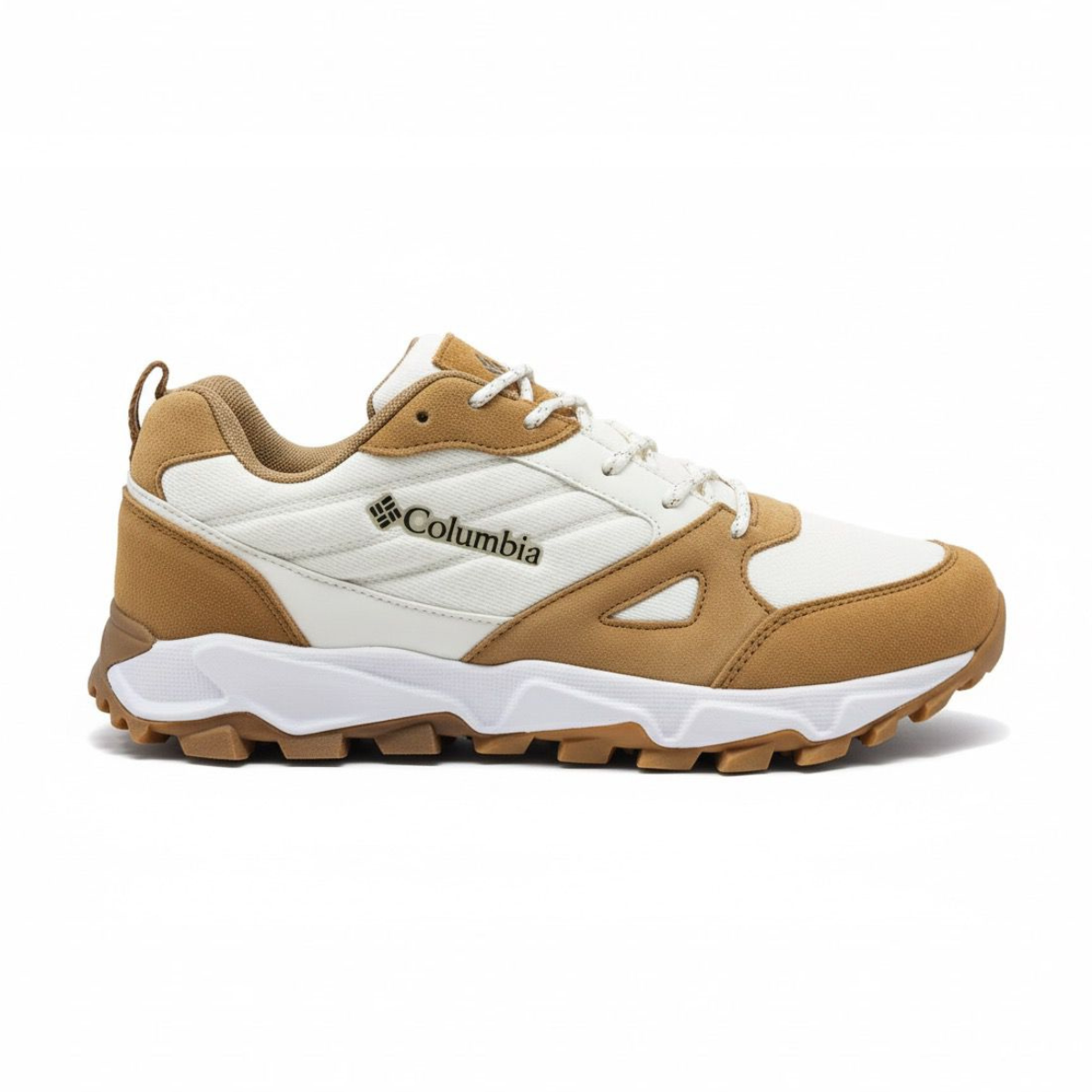 Columbia Ivo Trail Hiking White/Yellow Shoes