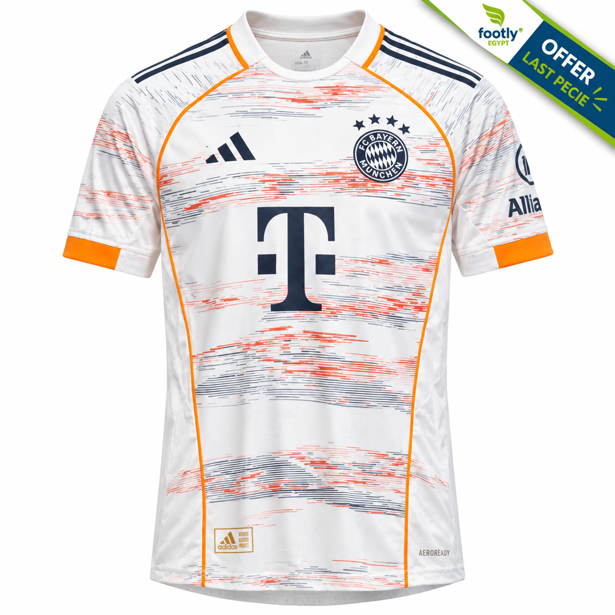 Adidas FC Bayern Munich Away Jersey For The 2025/26 Season