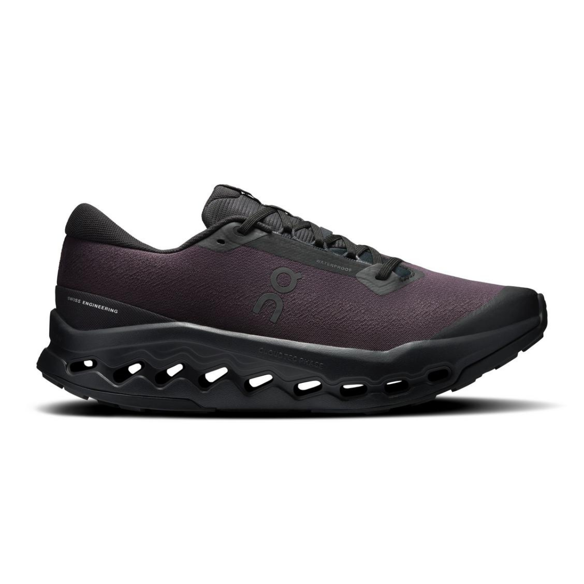 On Running Cloudsurfer Trail 2 Waterproof Black / Black Running Shoes