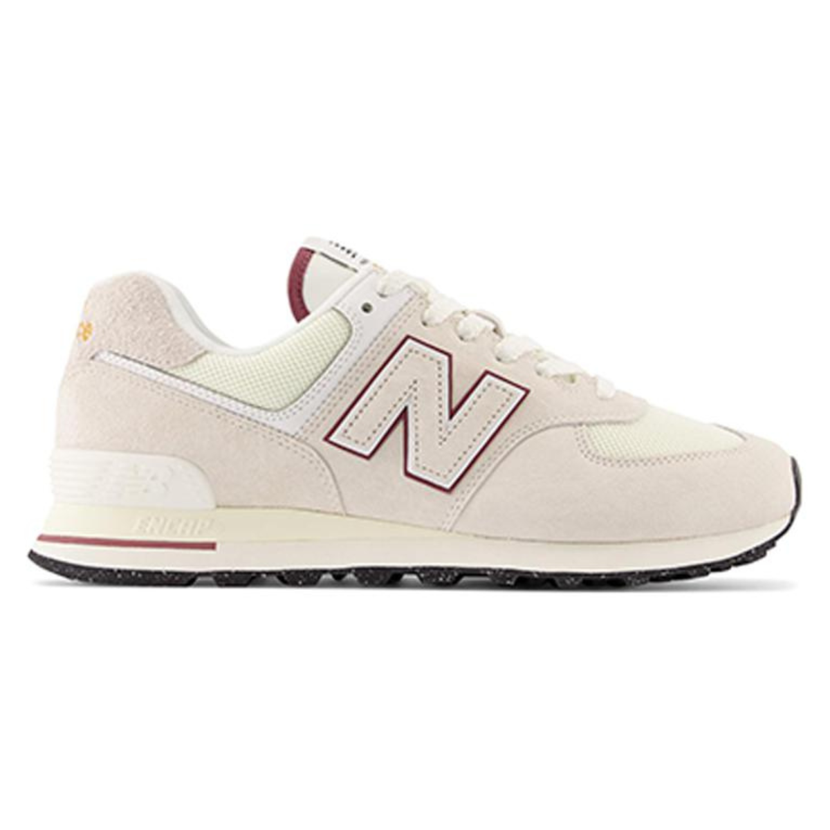 New Balance 574 Beige Burgundy