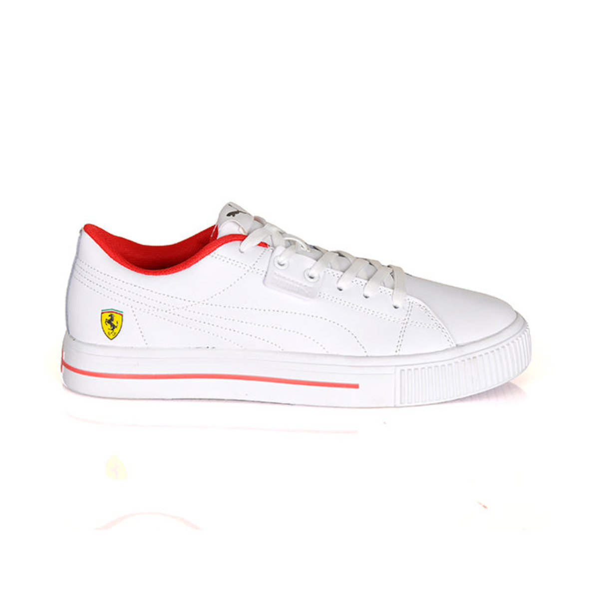 Puma Soft Foam Optimal Comfort White Leather Sneakers