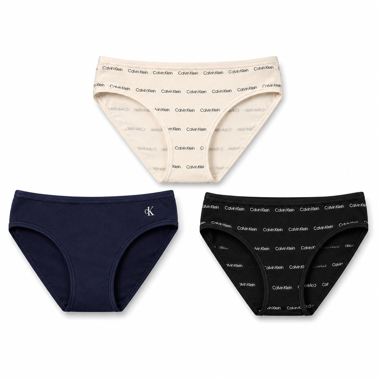 Calvin Klein Briefs are Part of a 3-Pack Set for Women