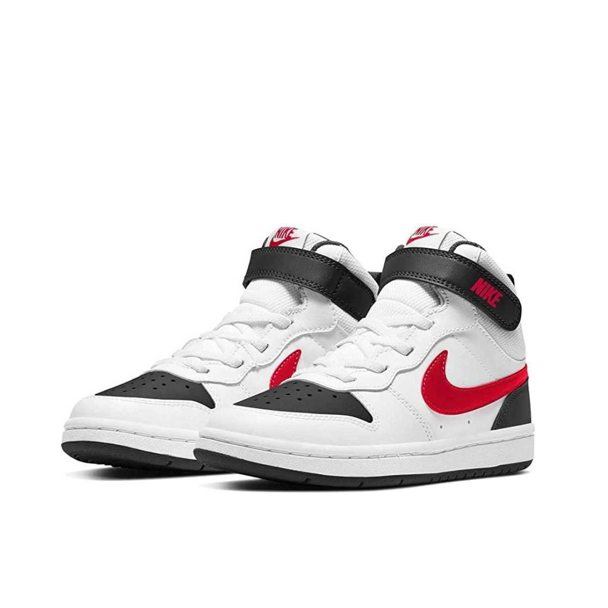 Nike Court Borough Mid 2 White/Black/Red
